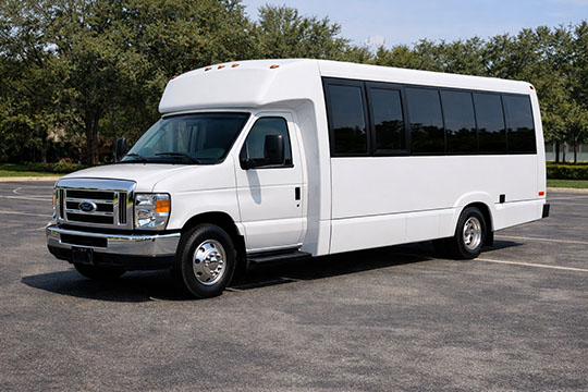 18-passenger minibus available for charter in Brandon, FL